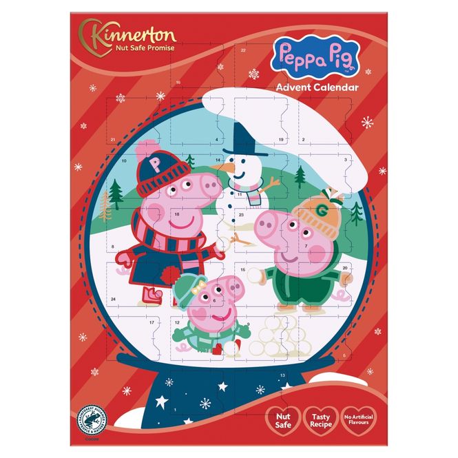 Hovedbilde Kinnerton Peppa Gris Adventskalender 40g