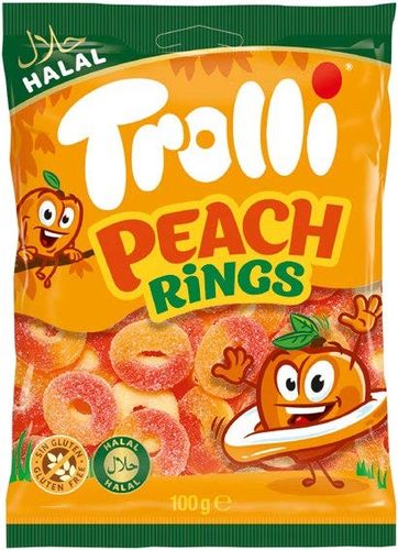Trolli Peach Rings (Halal) 100g