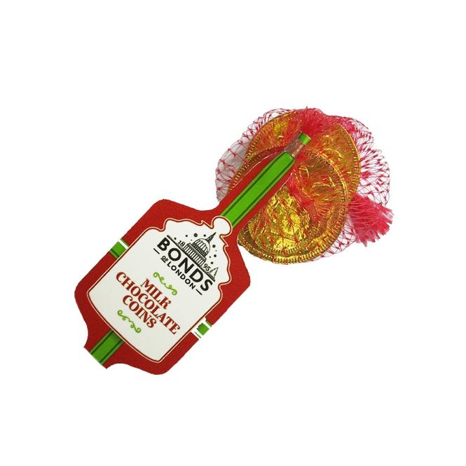 Hovedbilde Bonds Gold Milk Chocolate Coins 25g