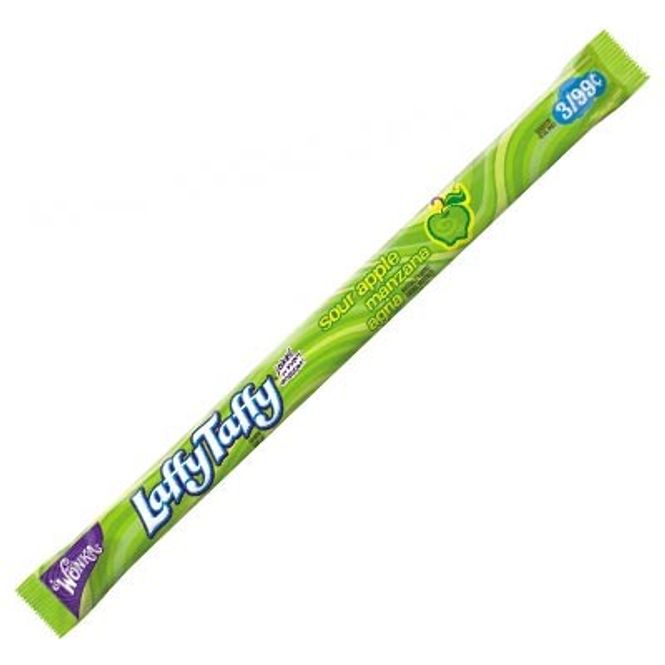 Hovedbilde Laffy Taffy Rope Sour Apple (Datotilbud) 22g
