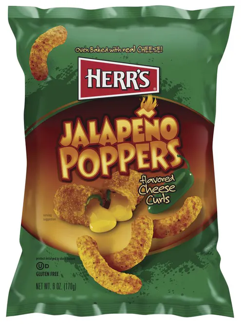 Hovedbilde Herr's Jalapeno Poppers Cheese Curls 170g