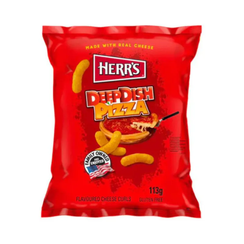Herr's Deep Dish Pizza Cheese Curls 170g