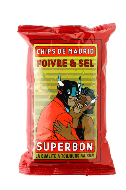 Hovedbilde Superbon Chips Salt & Pepper (Datotilbud) 135g