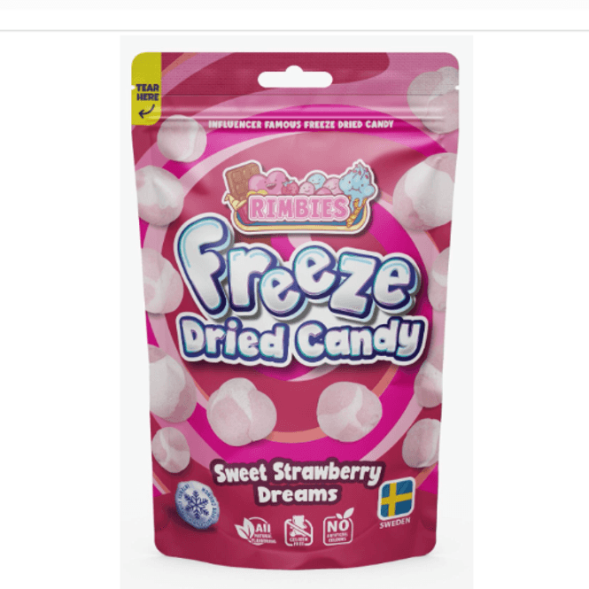 Hovedbilde Freeze Dried Candy Sweet Strawberry Dreams 80g