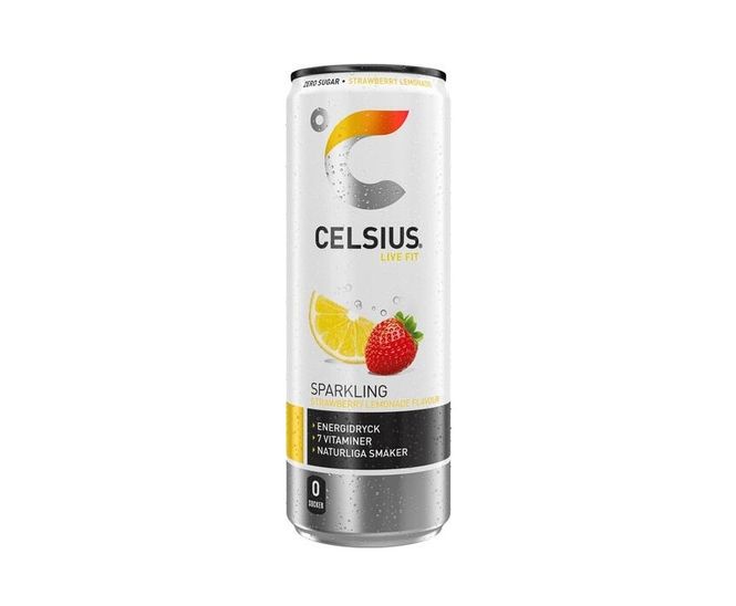 Hovedbilde Celsius Strawberry Lemonade 355ml