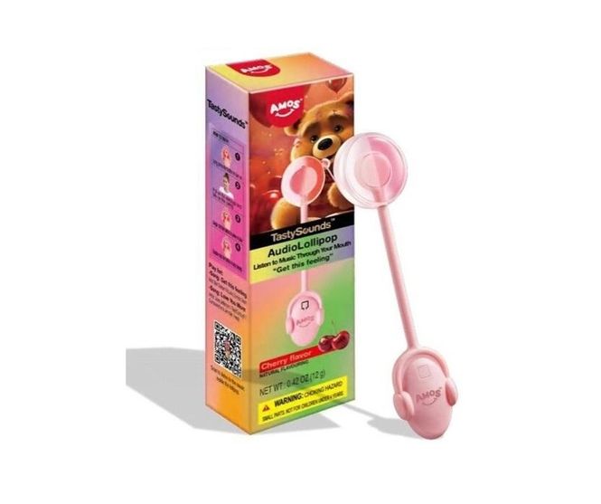 Hovedbilde Tasty Sounds Lollipop Cherry 12g