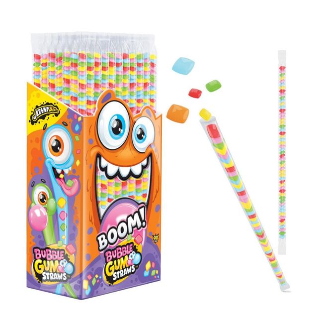 Hovedbilde Bubble Gum Straw 12g