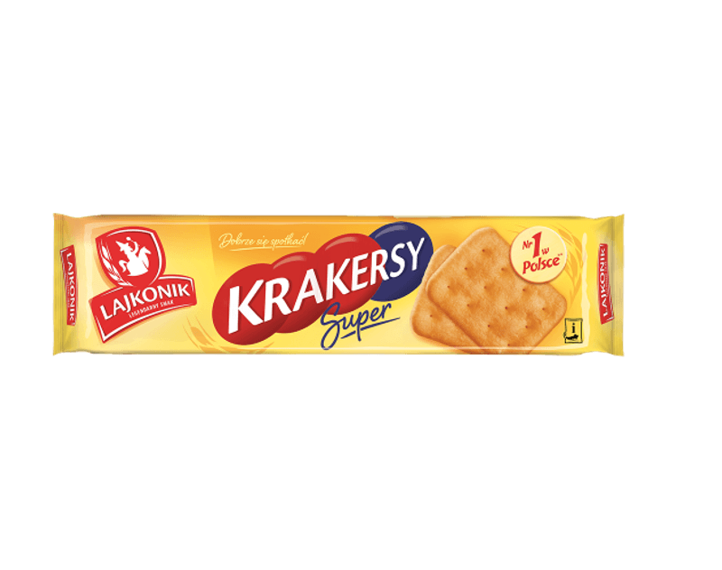 Lajkonik Salted Super Crackers 180g