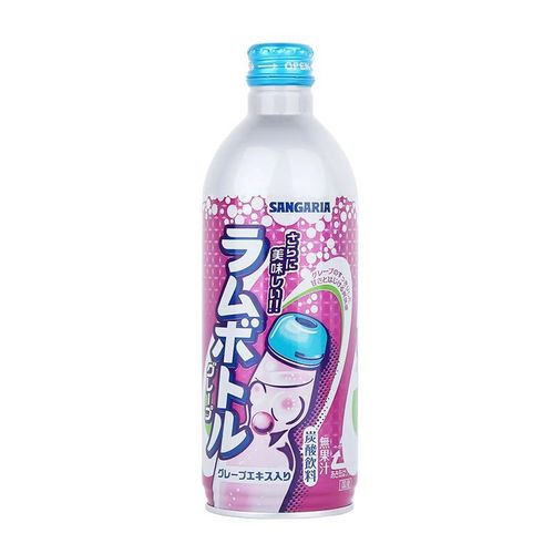 Sangria Ramune Soda Grape 500ml