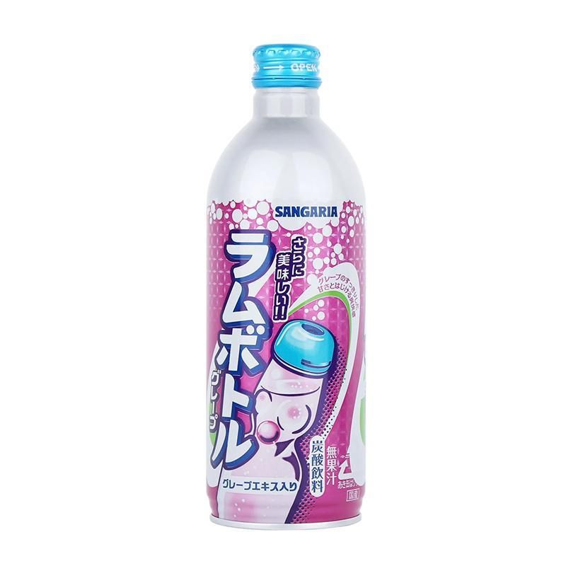 Sangria Ramune Soda Grape 500ml