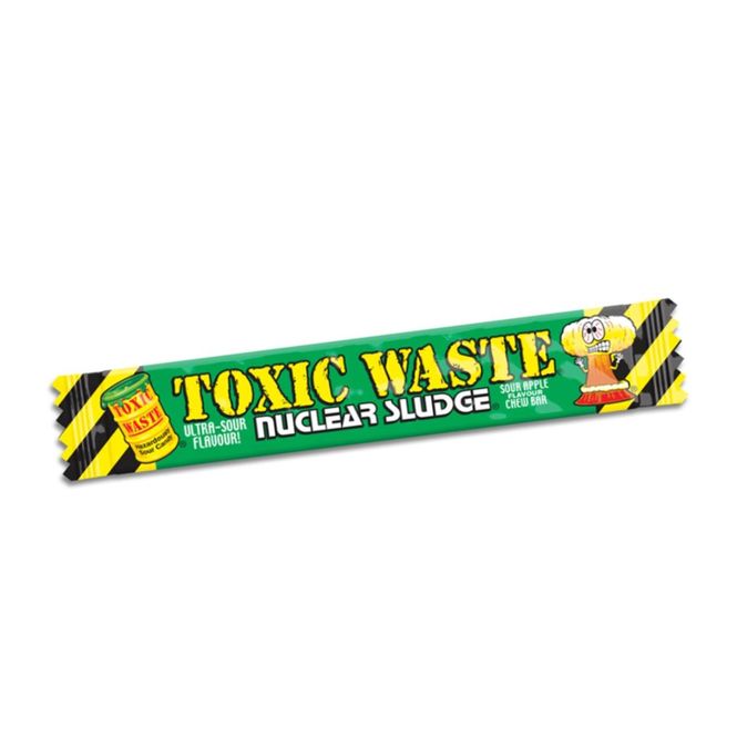 Hovedbilde Toxic Waste Sour Apple Chew Bar 20g