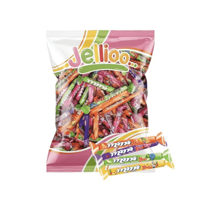 Hovedbilde Mini Yum Chewy Sticks Fruktkarameller 1kg