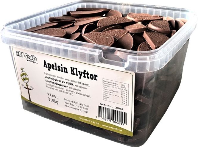 Hovedbilde Apelsinklyftar 3,4kg