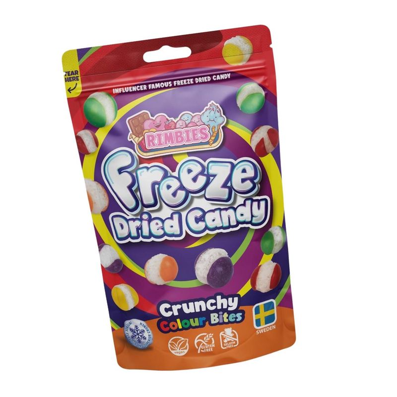 Freeze Dried Candy Crunchy Colour Bites 80g