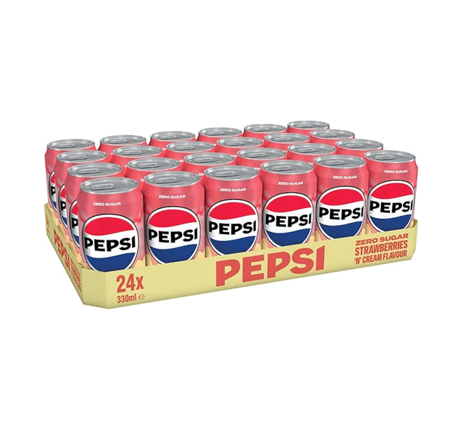 Hovedbilde Pepsi Strawberries & Cream 24x330ml