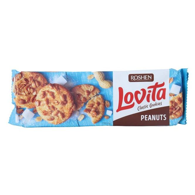 Hovedbilde Lovita Classic Cookies Peanuts 150g