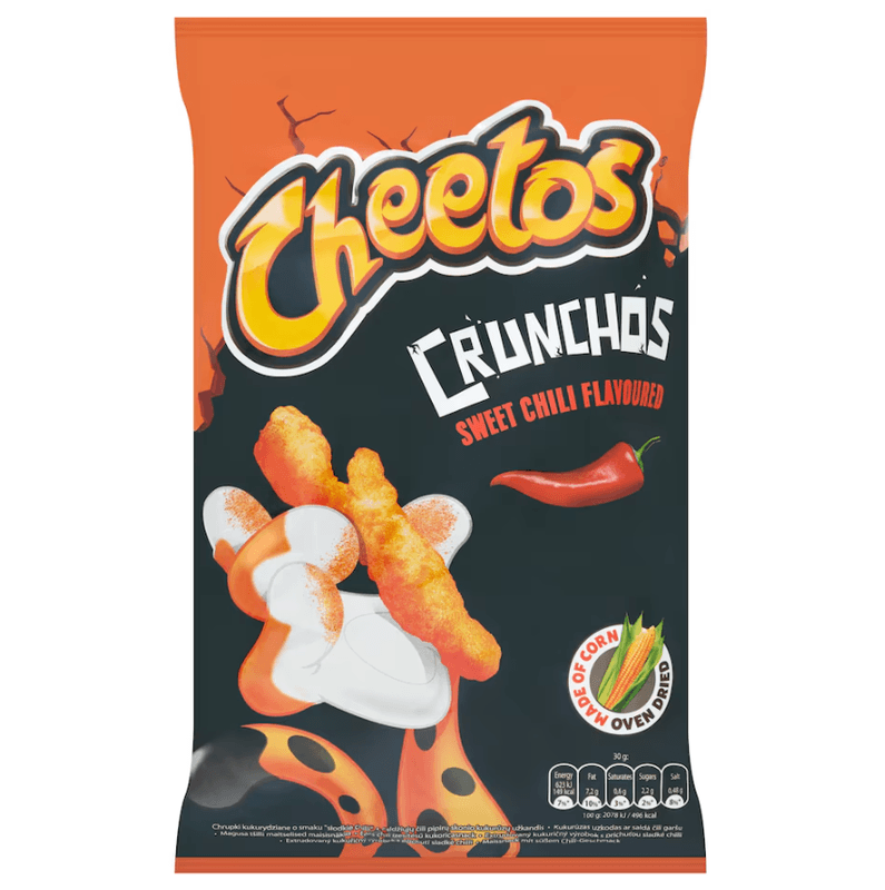 Cheetos Crunchos Sweet Chili Flavoured 165g (Datotilbud)
