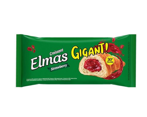 Croissant Elmas Gigant Strawberry 160g (Datotilbud)