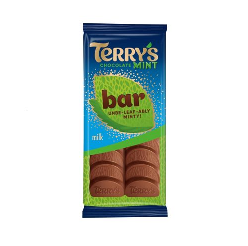 Terry's Mint Chocolate Bar 90g