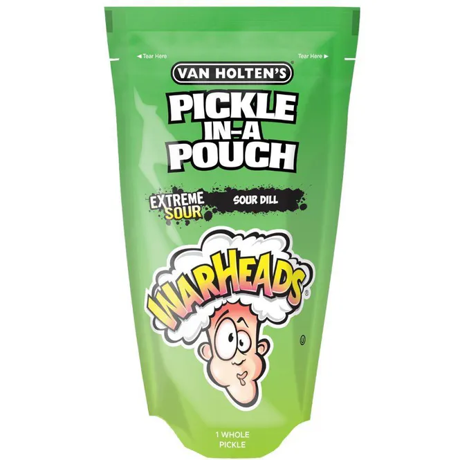Hovedbilde Van Holten Warhead Extreme Sour Pickle 306g