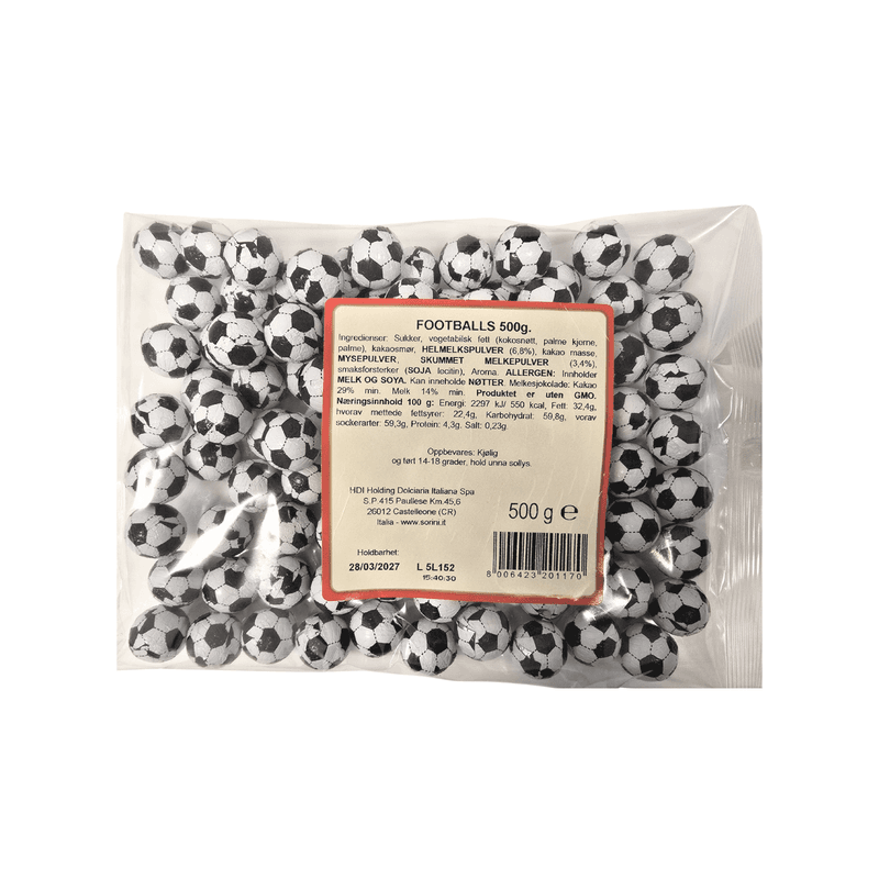 Football Chocolate Bag Sorini 500g 