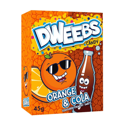 Dweebs Orange & Cola 45g (Datotilbud)