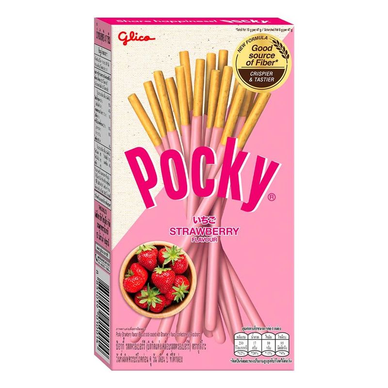 Pocky Glico Strawberry 45g