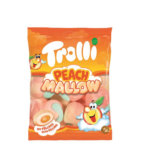 Hovedbilde Trolli Peach Mallow 150g