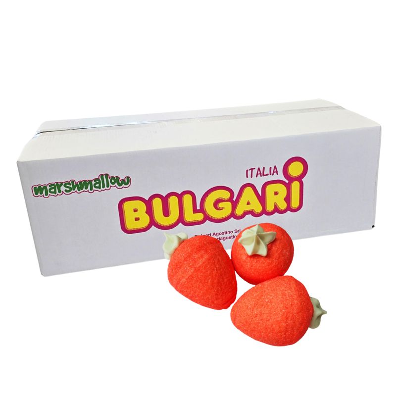 Marshmallow Giant Strawberries 5,4kg (300 stk)