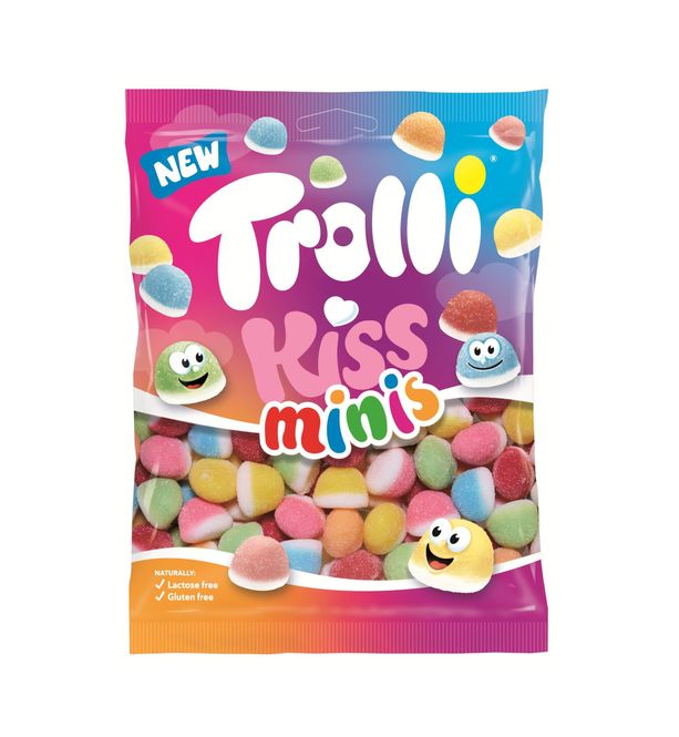 Hovedbilde Trolli Kiss Minis 175g