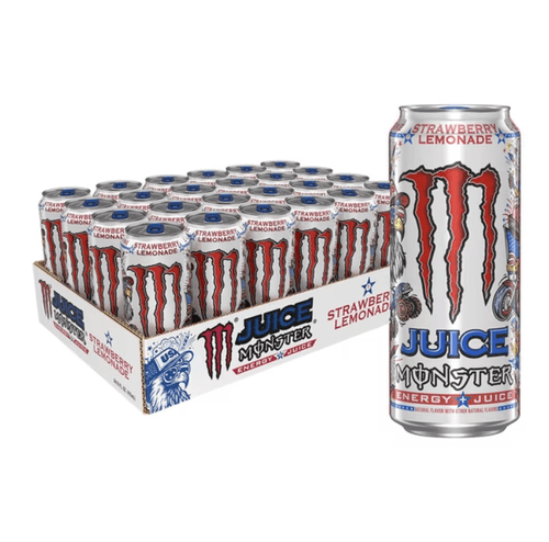 Monster Energy Juice Strawberry Lemonade 24x473ml