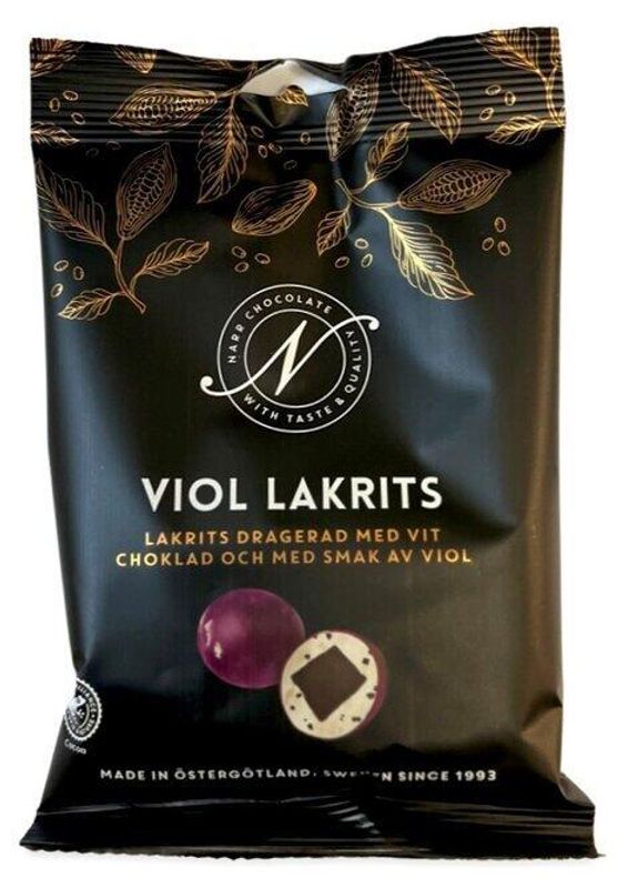 Narr Viol Lakrits Vit Choklad 100g