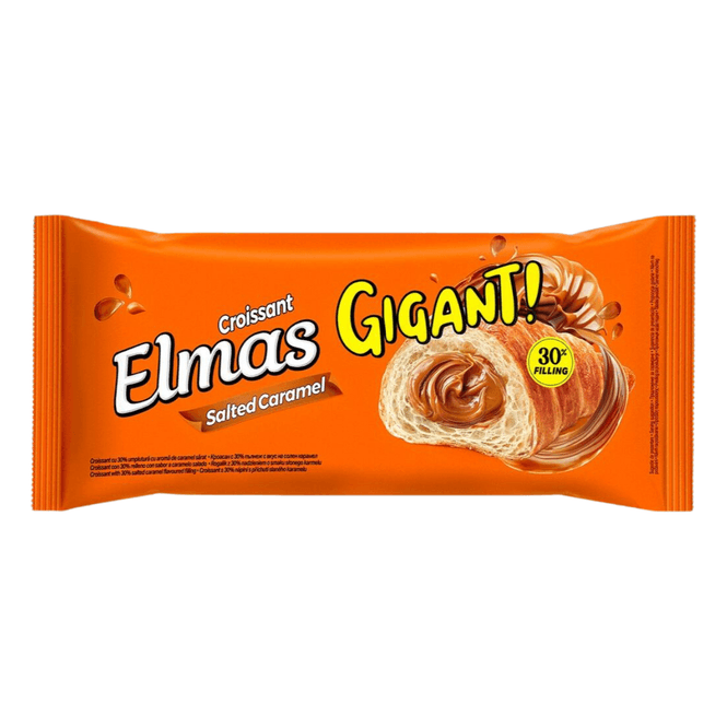 Hovedbilde Elmas Gigant Croissant Salted Caramel 160g ...