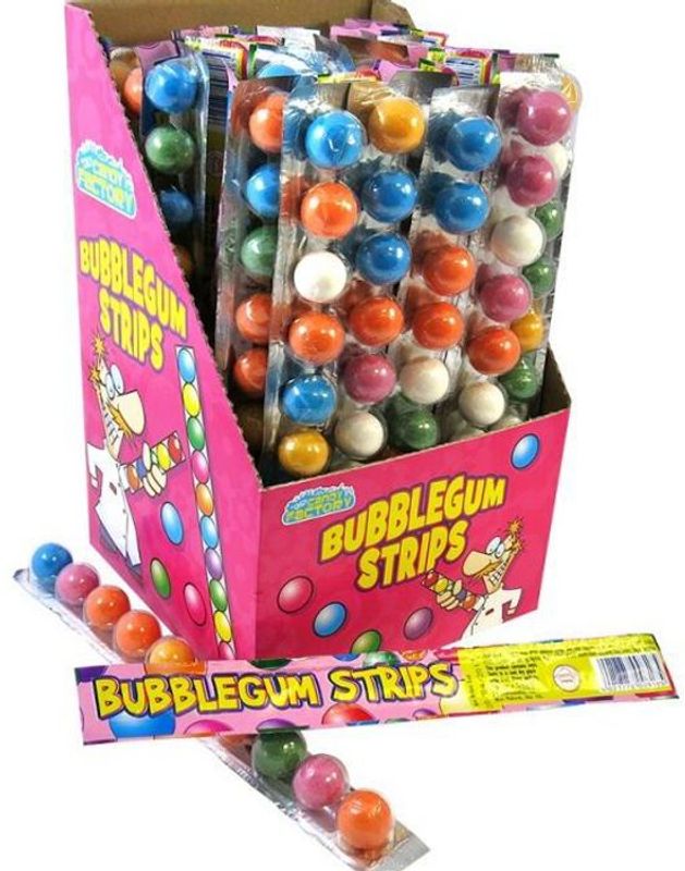 Bubble Gum Strips 30g
