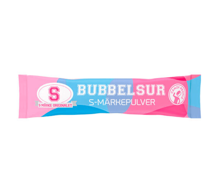 S-Märke Pulver Bubbelsur 9g