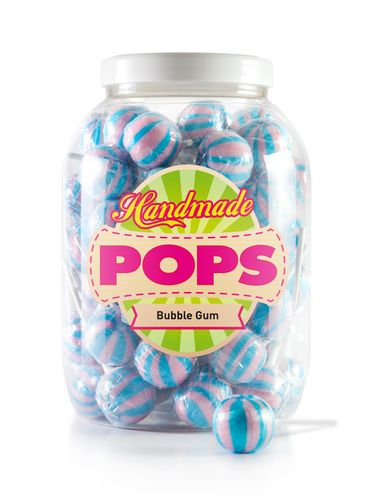 Handmade Pops Bubblegum 25g